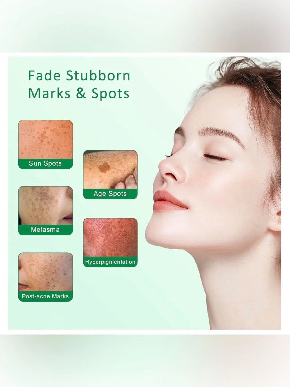 Dark Spot Corrector - Light Green & White Packaging